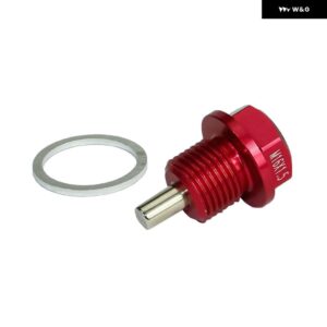 M16 * P1.5MM 磁気オイルサンプドレンプラグ オイルドレンプラグ 16X1.5 ネジ付きのほとんどの車両 - red