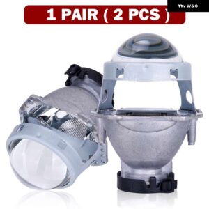 シングルキセノン レンズ ヘッドライト HELLA 3R G5 プロジェクター 3インチ D1 D2 D3 D4 HID ロービームライト RETRODIY - 1 Pair(2 Pieces)
