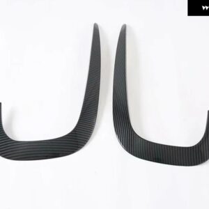 MERCEDES-BENZ GLB-CLASS X247 GLB200 220 250 2019 2020 ABS フロント フォグライト ランプ カバー トリム モールディング ベゼル ガーニッシュ ステッカー - black