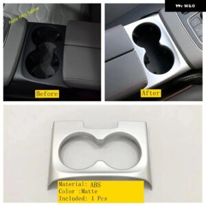 コンソール 中央フロントシート カップホルダー 水ボトルドリンク 装飾 パネル カバー トリム シトロエン C5 AIRCROSS 2018 - 2024 - Model A