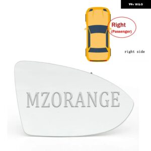加熱サイドミラー ガラス VW ゴルフ 7 MK7 2013-17 リアビューバックミラー ドアウイングミラー ガラス 5G0857521 ASSY - R mirror