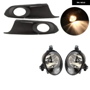 フォグランプ LED VW ジェッタ 6 A6 MK6 2011-14 ヘッドライト フロントバンパー フォグランプ カバー グリルベゼルフレームワイヤー