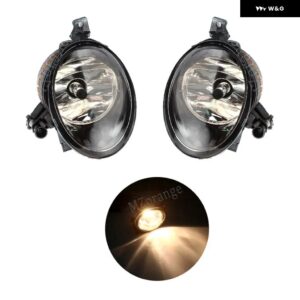 フォグランプ VW ゴルフ 6 MK6 カブリオレ 2009-2013 ヘッドライト LED フォグランプ カバー グリル ベゼル フレーム ハロゲン ドライビング ランプ