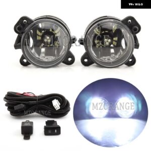 フォグランプ LED VW クラフター T5 トランスポーター カラベル マルチバン フォグランプ シュコダ ファビア MK1 MK2 フォグランプ VW ポロ ゴルフ - 1 Pair LED and Wires