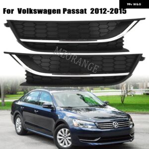 フォグライト カバー VW パサート 2012-15 フロントバンパー グリル フォグランプ ヘッドライト トリム USA モデル - 1 Pair