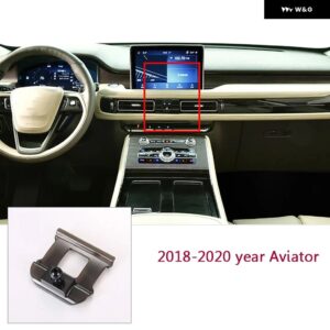 リンカーン MKX MKC MKZ ノーチラスコルセアコンチネンタルアビエーター 2018 2019 2020 専用 電話ホルダー スタンド ベースブラケットマウント - 18-20yr Aviator