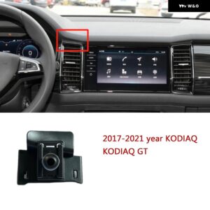 シュコダ スペルブ オクタビア ファビア ラピッド 2015-21 電話ホルダー スタンド 専用ベース コロケーション ブラケット - 17-21yr Kodiaq