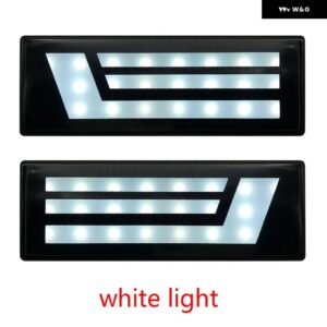 2X LED サイド マーライト LADA NIVA 4X4 1995- ランプ アンバー 防水 - white light01