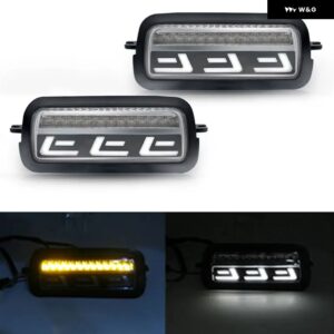 2019 LADA NIVA 4X4 1995 LED DRL ライトとランニングウインカー 機能 カースタイリング LED ターニングランプ - DRL003 and relay