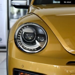 VW ビートル 2013-19 ヘッドライト クリアランプシェード ヘッドライト カバー ランプシェード ヘッドランプ シェルガラス - right