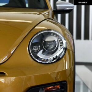 VW ビートル 2013-19 ヘッドライト クリアランプシェード ヘッドライト カバー ランプシェード ヘッドランプ シェルガラス - Left