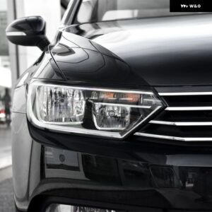 ヘッドライト カバー レンズガラスシェルフロント ヘッドランプ クリアランプシェード VW マゴタン/ パサート B8 2016 2017 2018 - Right Side