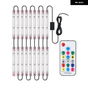 サイド マーカー ライトフロントリアクリアランス テールライト ハザード インジケータ ランプトラックトレーラーテール車 RV キャンピングカーボート ATV D - 7.2m remote control