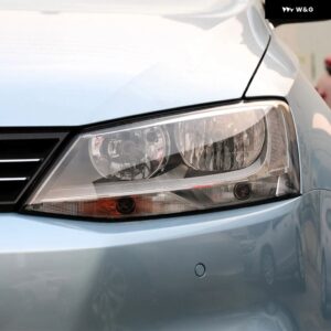 ヘッドライト クリアランプシェード ヘッドライト シェルカバー レンズマスク VW ジェッタ サジタル 2012-18 - Left