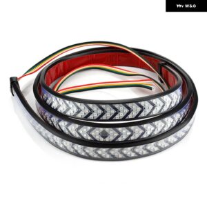 LED ピックアップ矢印赤色 LED 流れる黄色 ウィンカーランプ スキャンブレーキ LED ライトバー 100CMリバース テールライト ストリップ