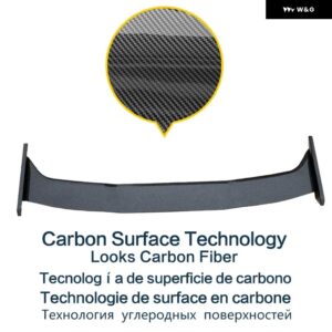 ルーフ スポイラー タイプ ZC ABS プラスチック リア トランク ウイング テール スポイラー VW ゴルフ MK8 ゴルフ 8 - Carbon Surface