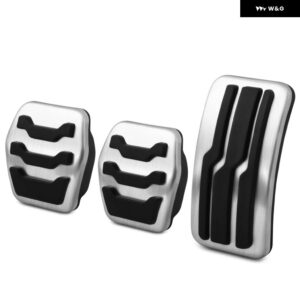 ステンレス ペダル リンカーンコルセア 2020 2021 2022 アクセルブレーキノンスリップレストフットペダル カバー 部品 - 3 PCS