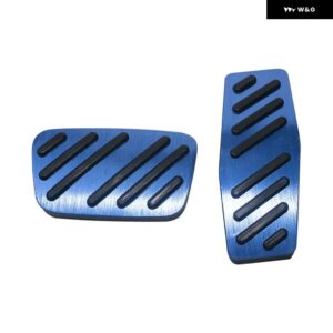 キャデラック LYRIQ 2022 2023 フットペダル ガスアクセルブレーキ ステンレス ノンスリップドリルなしペダル パッド - without logo
