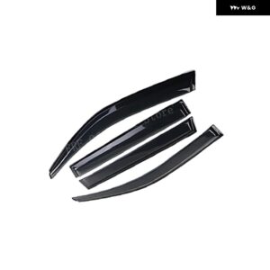 ディフレクター CHERY TIGGO 5X 2022 4 PRO 2017 2023 2020 EV ウィンドウ バイザーレイン アイブロウ ガードブラックプロテクターカバー - black