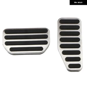 スズキ フットペダル アルト マツダ キャロル 2014-22 アクセルブレーキなし穴あけペダル パッド - 2 pcs