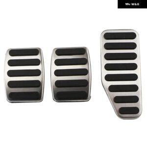 スズキ フットペダル アルト マツダ キャロル 2014-22 アクセルブレーキなし穴あけペダル パッド - 3 PCS