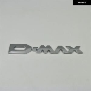 DMAX ロゴエンブレム リア トランク テール蓋バッジ ステッカー D-MAX ピックアップ 2011-2019 - Silver
