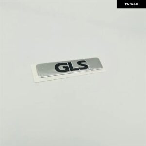 パジェロ モンテロ ランサー アウトランダー GLS GLX EX V6 エンブレム ロゴ リア ステッカー ドアサイド フェンダー マーク サイン - GLS silver