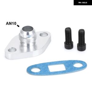 ターボ オイルリターン/ドレン フランジアダプターメスオスAN4 AN10 1/2NPT T25 T28 T30T3/T4 GT28-GT55 1JZ 2JZ GTE - OFG35