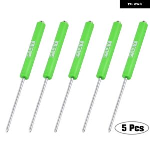 5個 多機能磁気絶縁セキュリティ リペア ハンドツールマイナス/プラスドライバーメンテナンス - Phillips head green