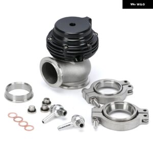 MVR 38MM V バンドアウターウエストゲートキット 24PSI ターボ ウエストゲート V バンドフランジなしロゴなし JR5831 - black