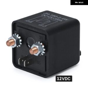 高電流リレー スターティングリレー 200A 100A 12V/24V 電源 大電流スタートリレーカーリレー JR-ESV04 - 200A 12V new type