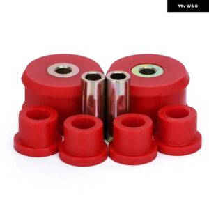 フロント コントロール アーム ブッシュキット VW 98-06 ビートル/85-06 ゴルフ / ジェッタ ポリウレタン JR-CAB01 - Red