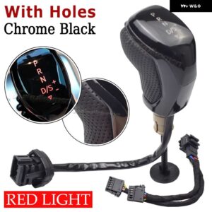 DSG LED シフト電子シフトハンドル VW ゴルフ MK6 MK7 パサート B7 B8 ティグアン MK2 電子シフトハンドル - Black-Hole-Red