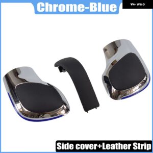 ギアシフト ノブレバーシフター ハンドルスティック VW ゴルフ 6 7 R GTI パサート B7 B8 CC R20 ジェッタ MK6 GLI /マットカースタイリング - Chrome Silver-Blue 1