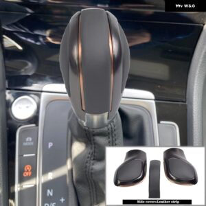 ギアシフト ノブレバーシフター ヘッド自動カースタイリング VW ゴルフ 6 7 R GTI パサート B7 B8 CC R20 ジェッタ MK6 GLI /マット - GL-M-L