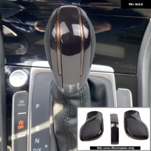 ギアシフト ノブレバーシフター ヘッド自動カースタイリング VW ゴルフ 6 7 R GTI パサート B7 B8 CC R20 ジェッタ MK6 GLI /マット - GL-C-E