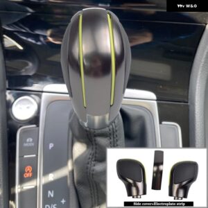 ギアシフト ノブレバーシフター ヘッド自動カースタイリング VW ゴルフ 6 7 R GTI パサート B7 B8 CC R20 ジェッタ MK6 GLI /マット - GR-M-E