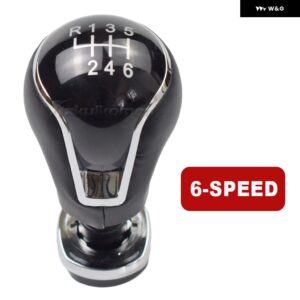 ABS レザー ギアスティック シフトノブ ギアボックス レバースティックペンシート IBIZA IV 6J 2009-17 - R6- Speed