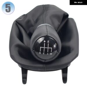 セアト レオン 1 MK1 トレド II MK2 1998-2005 ギアシフト ノブシフター レバーアームスティックヘッドボールゲートルブーツカバー ケースカラー - 5 speed