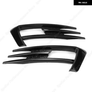 ゴルフ 7 MK7 フェイスリフト 2013-20 フロントバンパー フォグライト グリル フォグランプ アイブロウ カバー トリム ABS - MK7 Base