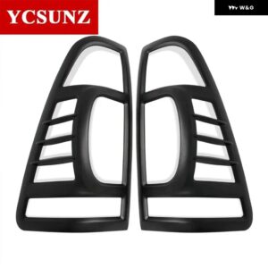 ABS テールライト トリム カバー いすゞ DMAX 39387 リアランプ 外装 YCSUNZ - black