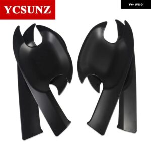 ABS ブラックドア ハンドルボウル カバー いすゞ MUX MU-X 2021 2022 車 外装 YCSUNZ - black