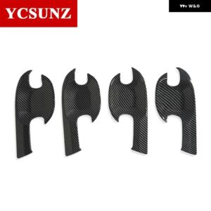 ABS ブラックドア ハンドルボウル カバー いすゞ MUX MU-X 2021 2022 車 外装 YCSUNZ - new carbon