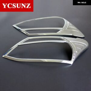 ABS ヘッドライト カバー いすゞ DMAX 2012-15 D-MAX フロントランプフードカバー 車 外装 部品 YCSUNZ - Chrome