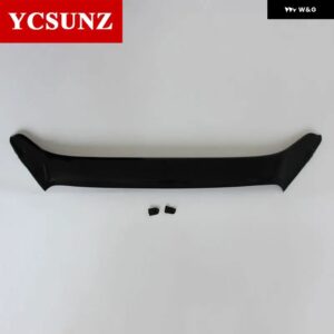 ABS ボンネット スクープフードガード いすゞ DMAX D-MAX 2016-19 スタイリング YCSUNZ - black