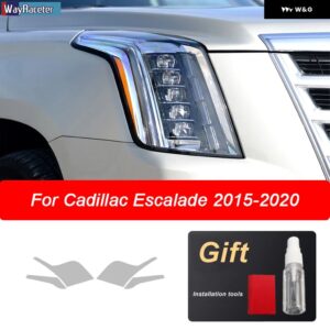 フロントライトクリア ステッカー ヘッドライト フィルムキャデラック XT4 XT5 XT6 CT4 CT5 CT6 XTS ATS エスカレード - Escalade