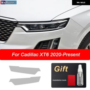 フロントライトクリア ステッカー ヘッドライト フィルムキャデラック XT4 XT5 XT6 CT4 CT5 CT6 XTS ATS エスカレード - XT6