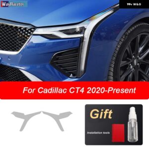 フロントライトクリア ステッカー ヘッドライト フィルムキャデラック XT4 XT5 XT6 CT4 CT5 CT6 XTS ATS エスカレード - CT4