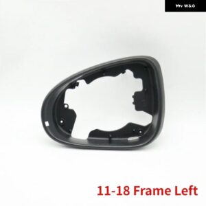 サイドドアミラー ガラスレンズ ウィンカーランプ 外側バックミラー ハウジングカバー フレーム VW トゥアレグ 2011-2018 - 11-18 Frame Left
