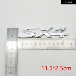 リア トランク テールゲート バッジロゴ 3D エンブレム ステッカー デカール SX4 - Big 115X25mm
